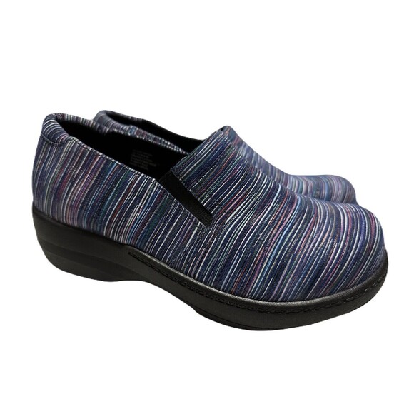 Abeo Womens Size 7.5 Bessie Multicolor Leather Comfort Clog Orthotic Friendly - Picture 3 of 8